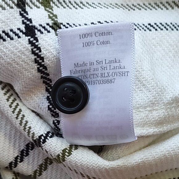 Everlane Men's Over-Shirt Plaid / Striped Button Up Long Sleeve Casual Large - Picture 8 of 8